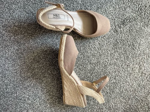 Wedge sling back shoes size - back,