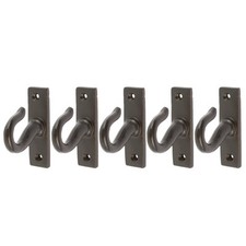5x Hanging Hook Cast Iron