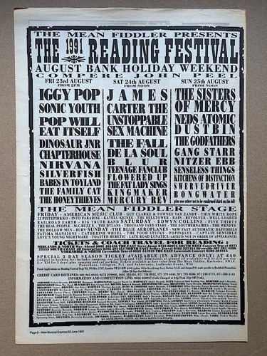 Reading festival 1991 - festival,