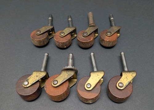 Vintage antique caster wheels - vintage,