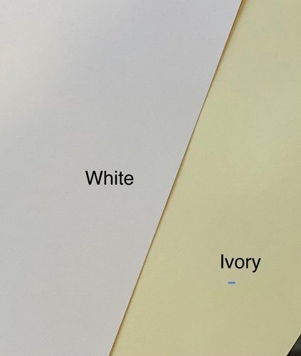 Sheets card ivory - of, (ivory