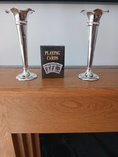 Antique Solid Silver Pair Bud