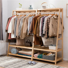 Wooden Clothes Rail Hanging