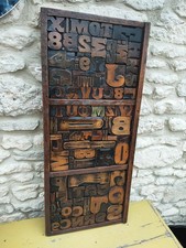 Vintage letterpress