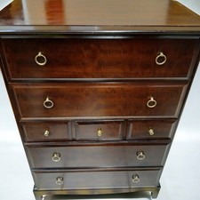 Stag Minstrel tallboy tall boy 7 drawer mahogany chest promo 