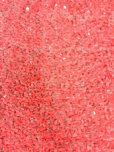 Stephanie coral sequins - sequins, old
