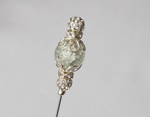 Clear crackled glass - crackled, &