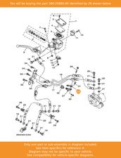 YAMAHA Holder, Brake Hose 6