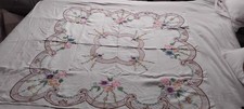 Large Vintage Hand Embridered