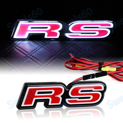Led red front hood - front, grille