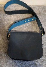 John Lewis Navy Leather Small