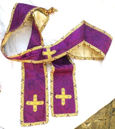 Vintage catholic priest stole - priest,