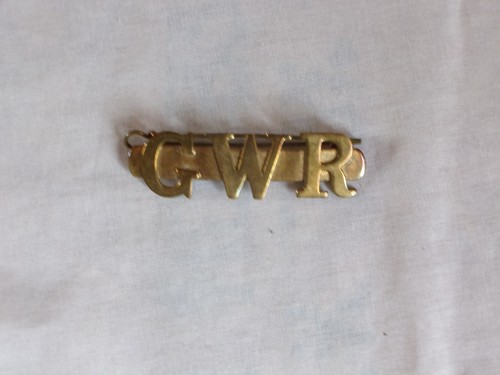Railway guard gwr brass hat - brass,