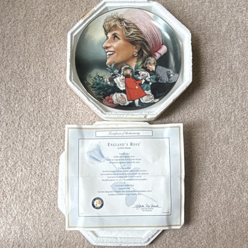 Franklin mint england - mint, rose