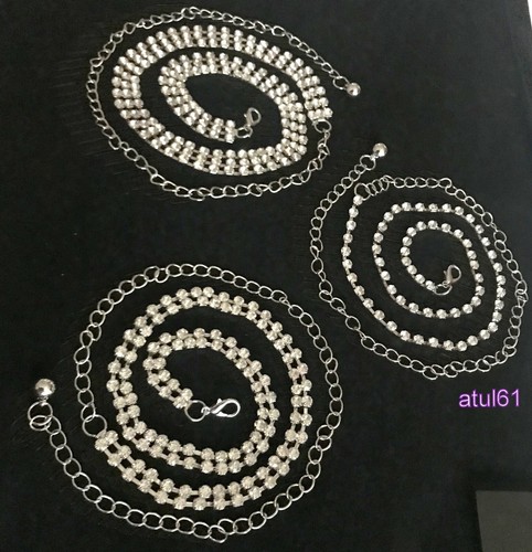 Waist belt silver - waist,