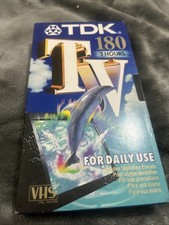 TDK TV180 - Blank VHS Video Tape 