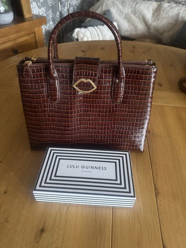 Lulu guinness brown leather - brown,