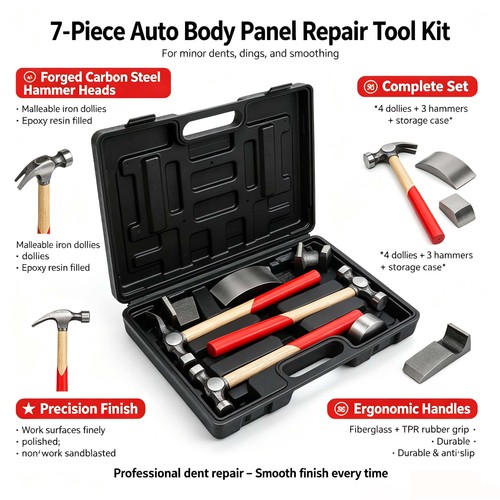 7pc car dent auto - 7pc,