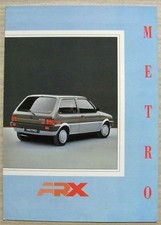 AUSTIN METRO ARX Special Edition Car Sales Brochure Leaflet 1988 #3973
