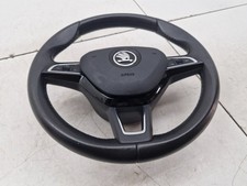 2019 Skoda Octavia MK3 5E Multifunction Steering Wheel With Airbag 5E0419091BQ
