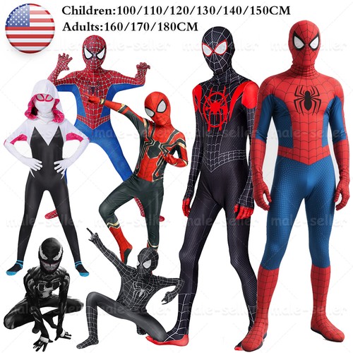 Kids adult spiderman cosplay - adult,