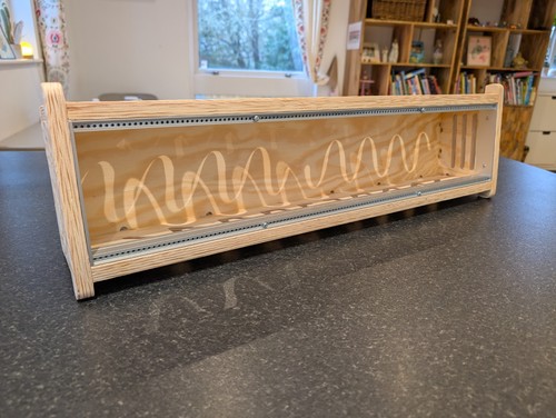 126hp wooden eurorack - 3u, synth