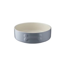 Mason Cash Colour Mix Grey Stoneware Dog Bowl, 15 cm