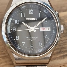 Seiko Bellmatic 4006 6070 Automatic Alarm Vintage Mens unisex Wristwatch 1960 70
