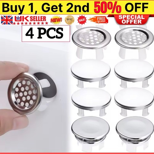 Round overflow cover tidy - overflow,