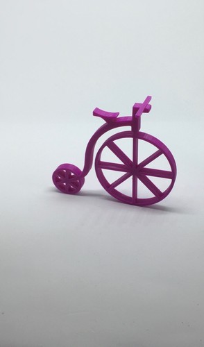 Penny farthing bicycle cake - farthing,