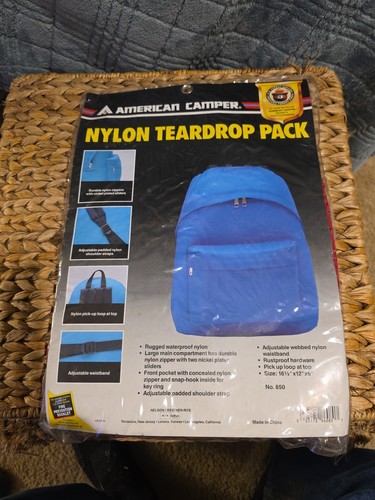 Vintage american camper nylon - vintage,