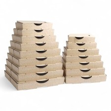 Plain Pizza Boxes 9-20" |