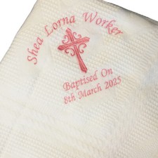 Personalised Baby Shawl Large