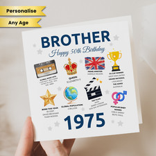 Brother Happy 50th Birthday