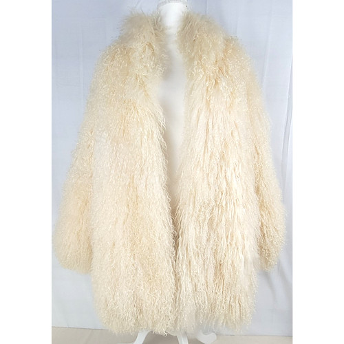 Vintage tibetan lamb fur coat - fur,