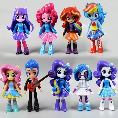 9pcs little pony play - 9pcs,