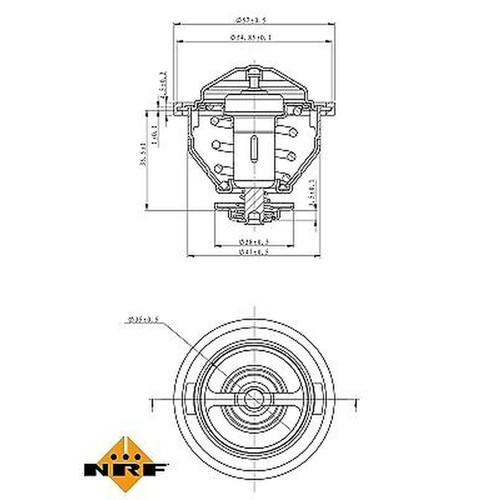 Nrf 725140 thermostat - 725140, coolant