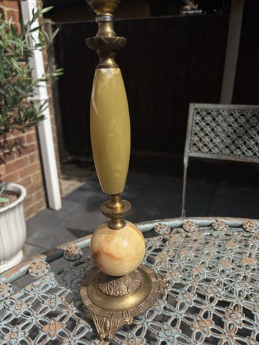 Vintage onyx and - onyx, brass
