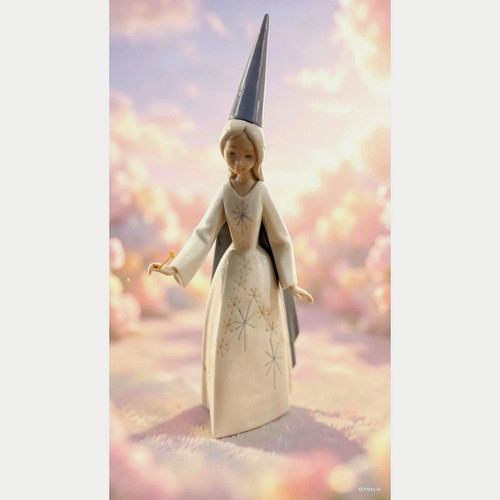 Lladro 4595 medieval lady - medieval, w/