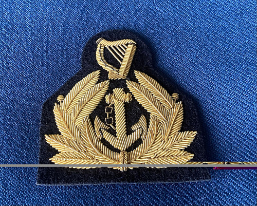 Irish navy hand - , embroidered