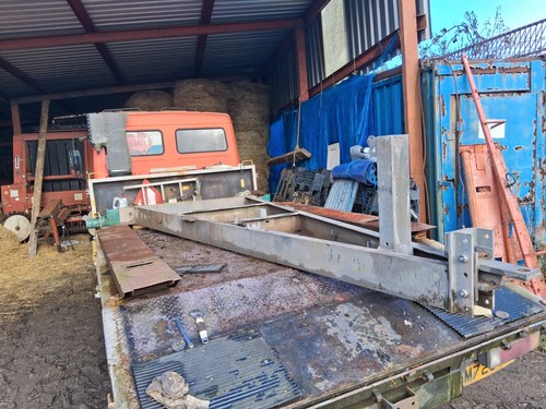 Galvanised farm trailer - galvanised,
