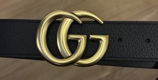 Authentic Gucci Belt with Gold