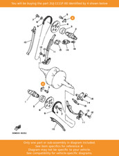 YAMAHA Plate, 2UJ-1111F-00 OEM