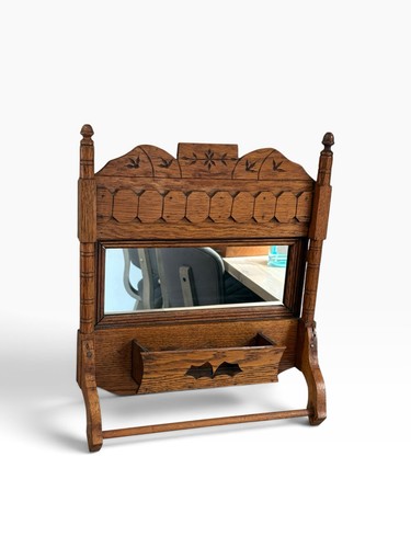 Antique oak wood wall shaving - antique,
