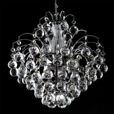 LED Crystal Droplet Chandelier