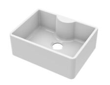 Single Bowl Butler Sink - with Tap Ledge, No Overflow, No Tap Hole - 595mm