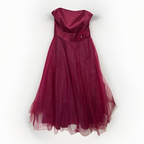 True bride burgundy tulle - bride,