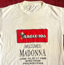 MADONNA BLOND AMBITION TOUR PROMO FM RADIO SHIRT EAGLE 106 PHILADELPHIA 1990 SEX