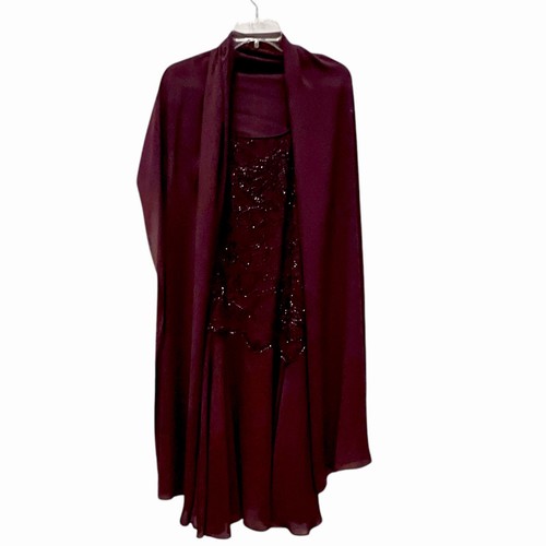 1920s style plum - plum, beaded