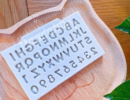 Alphabet silicone fondant - silicone,